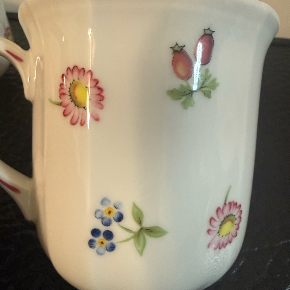 Villeroy & Boch Coffee Tea Cup Petite Made In Germany Set Of 4 - Picture 5 of 12
